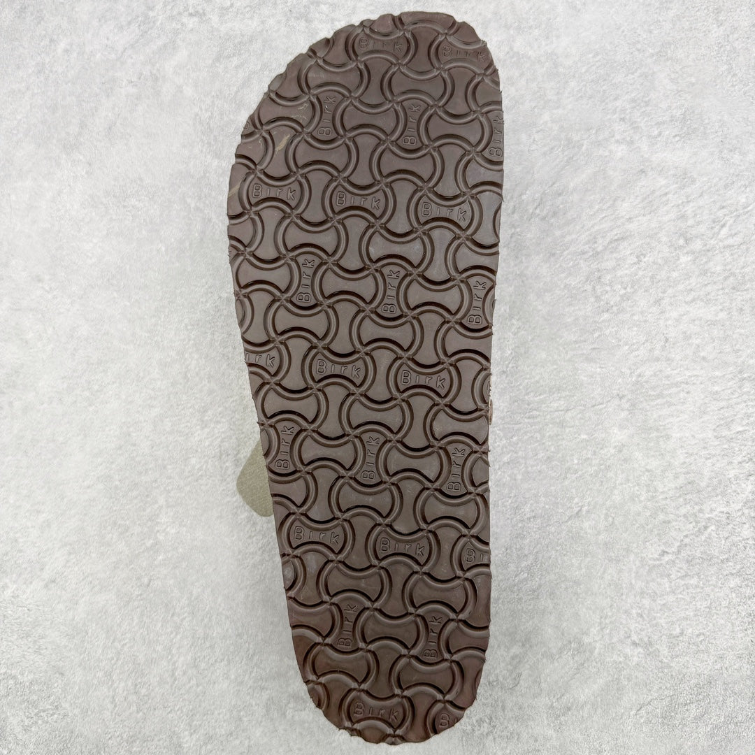 Birkenstock Boston Camurça - Cáqui Claro