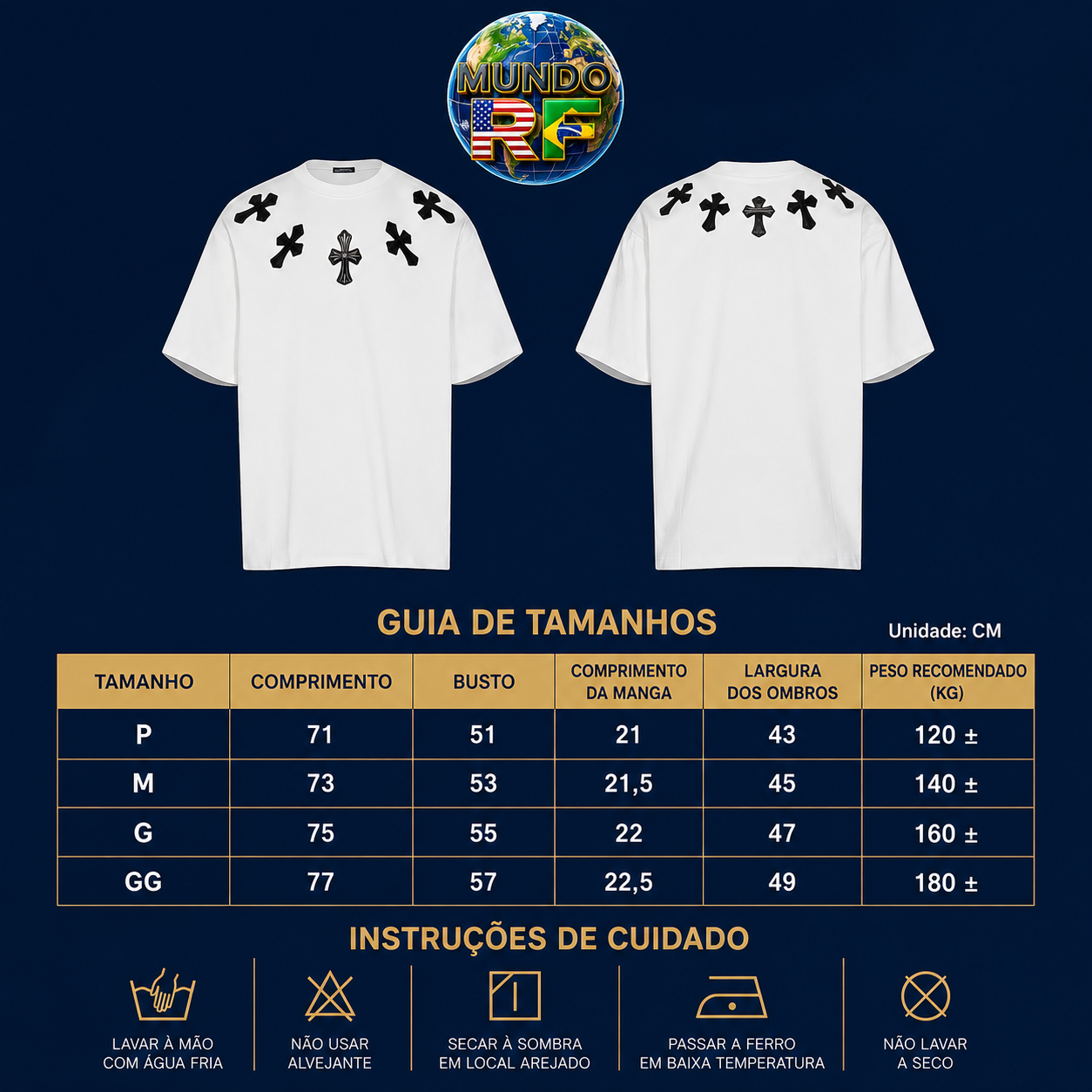 Camiseta Chrome Hearts