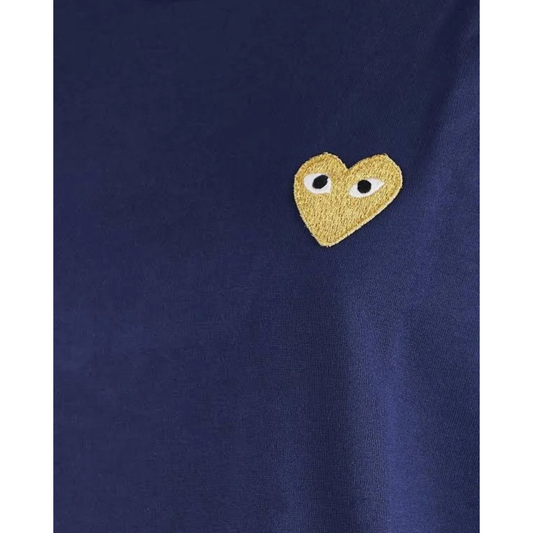 CDG Play Azul Marinho "Golden Heart"