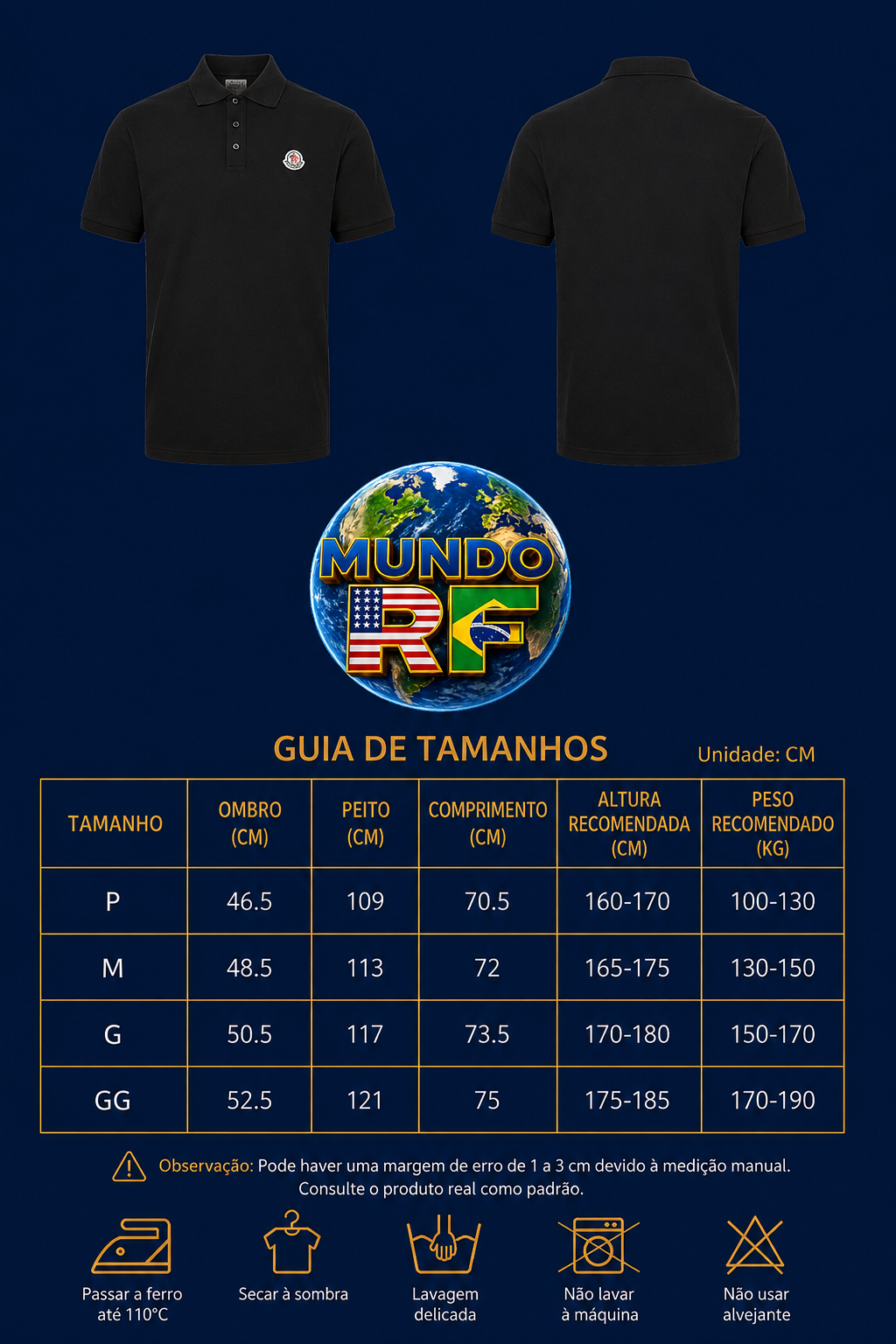 Camiseta Polo Moncler