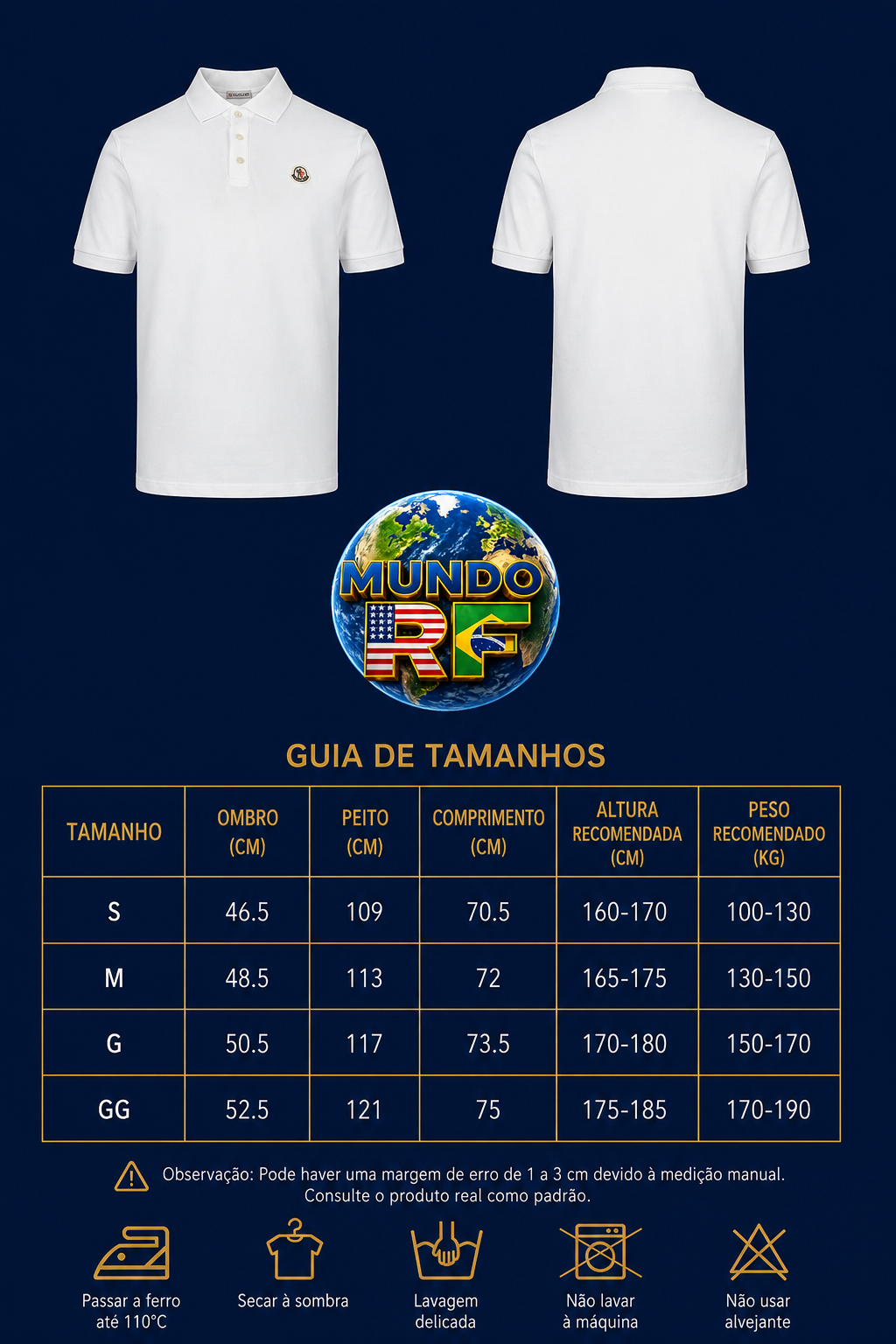 Camiseta Polo Moncler
