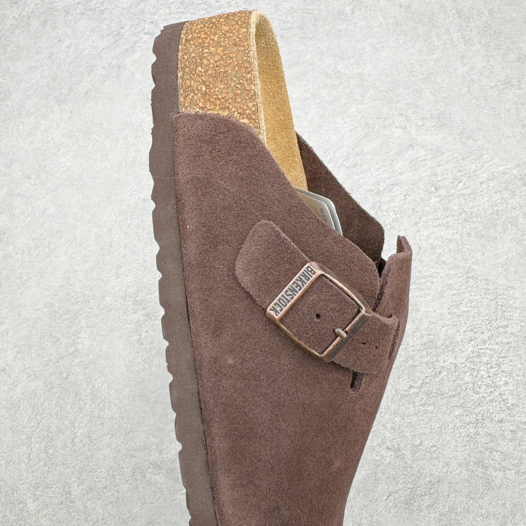 Birkenstock Boston Camurça - Marrom