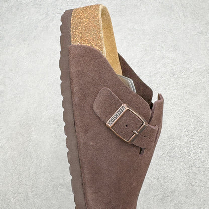 Birkenstock Boston Camurça - Marrom