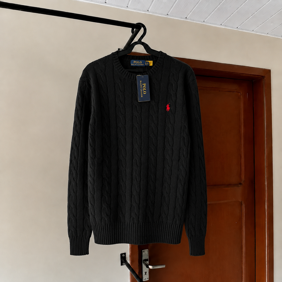 Suéter Polo Ralph Lauren Tricotado Preto