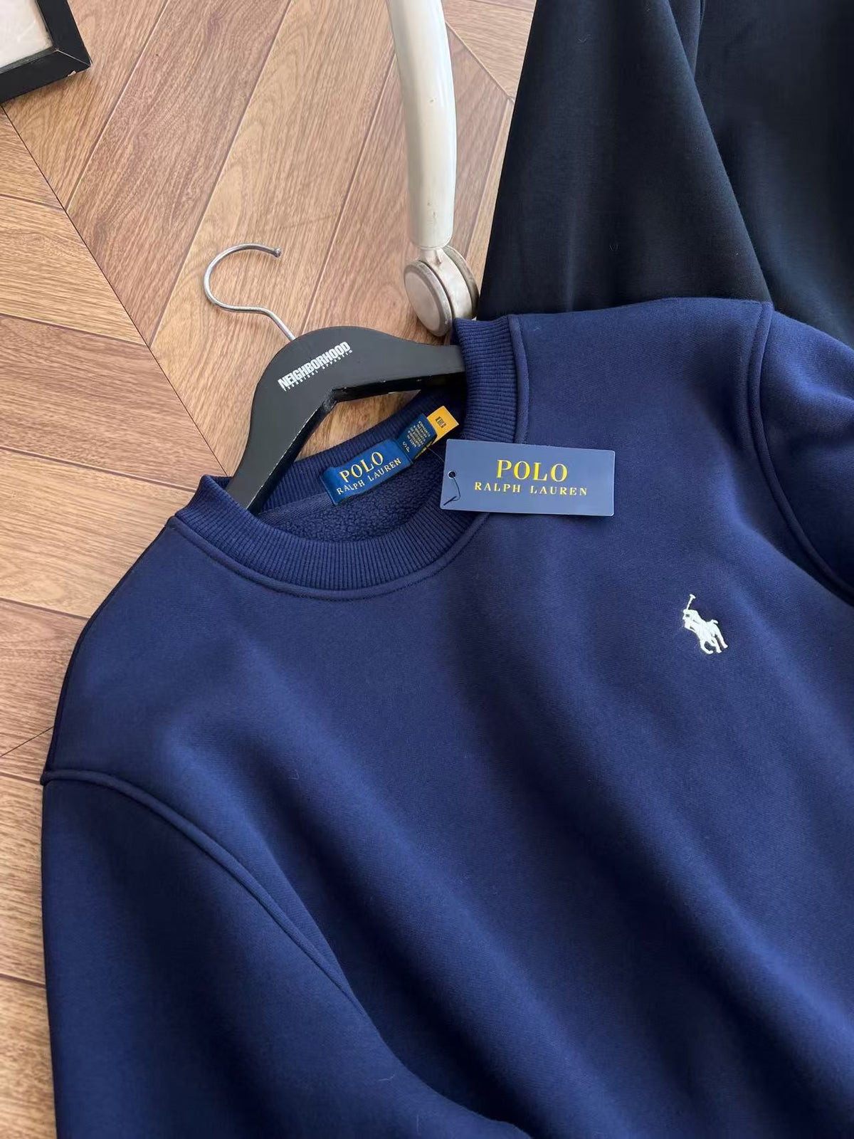 Suéter Polo Ralph Lauren Forrado em Lã – Preto, Azul Marinho, Cinza ou Verde Floresta