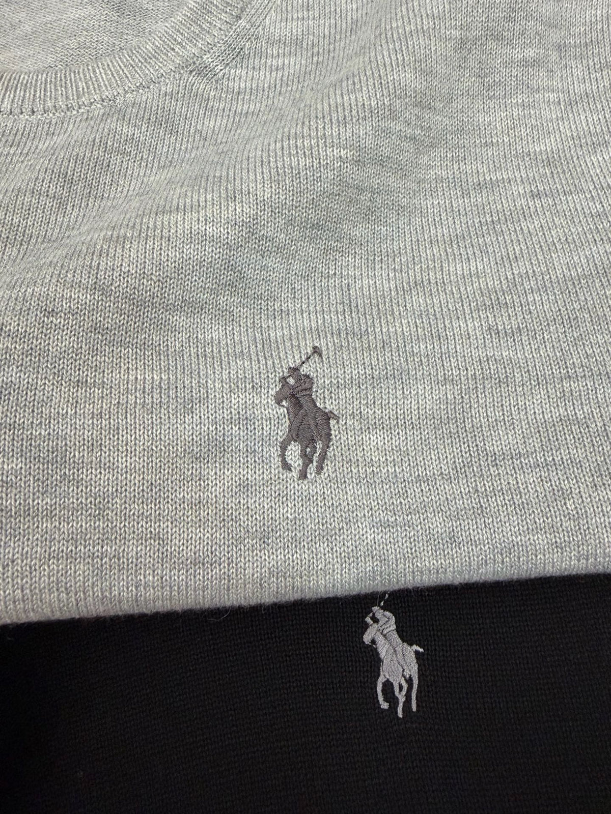 Suéter Polo Ralph Lauren 100% Lã – Cinza, Azul Marinho ou Preto
