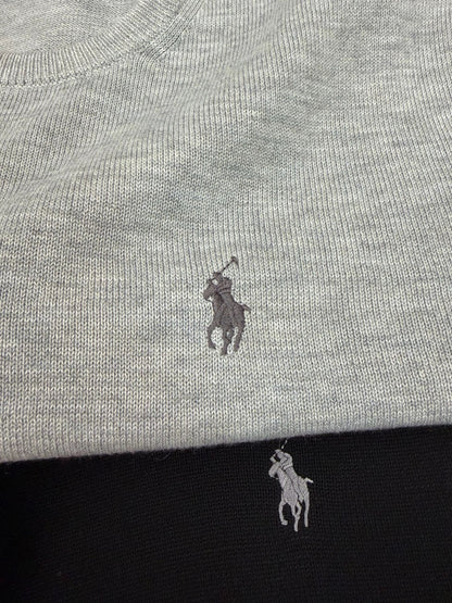 Suéter Polo Ralph Lauren 100% Lã – Cinza, Azul Marinho ou Preto
