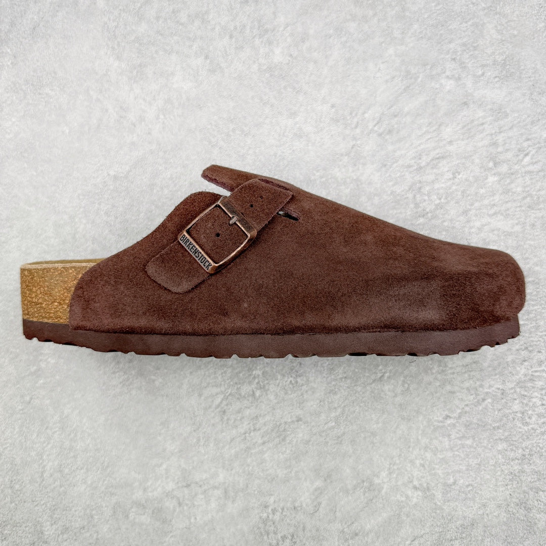 Birkenstock Boston Camurça - Marrom