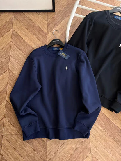 Suéter Polo Ralph Lauren Forrado em Lã – Preto, Azul Marinho, Cinza ou Verde Floresta