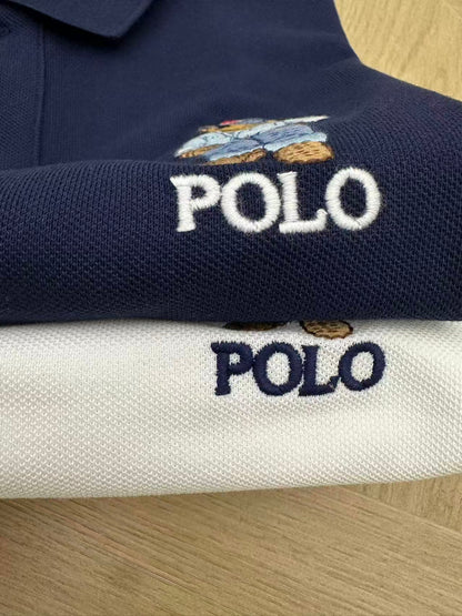 Camisa Polo Ralph Lauren Bear – Branco ou Azul Marinho
