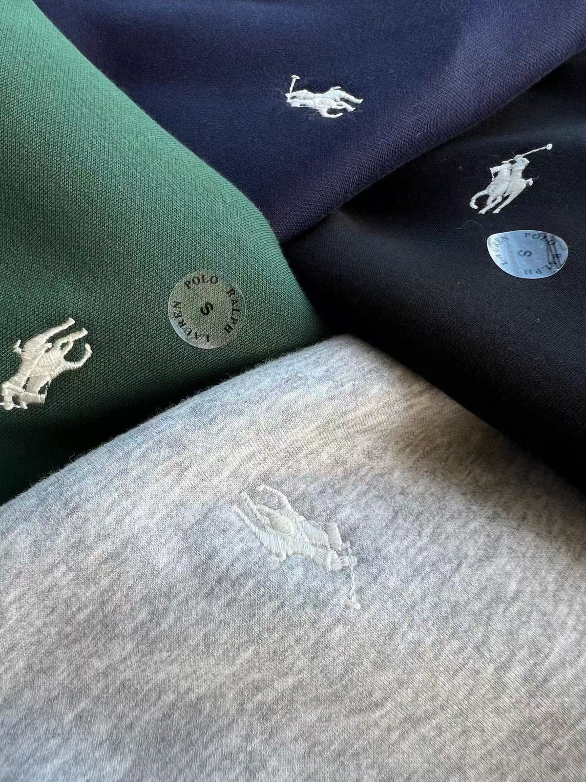 Suéter Polo Ralph Lauren Forrado em Lã – Preto, Azul Marinho, Cinza ou Verde Floresta