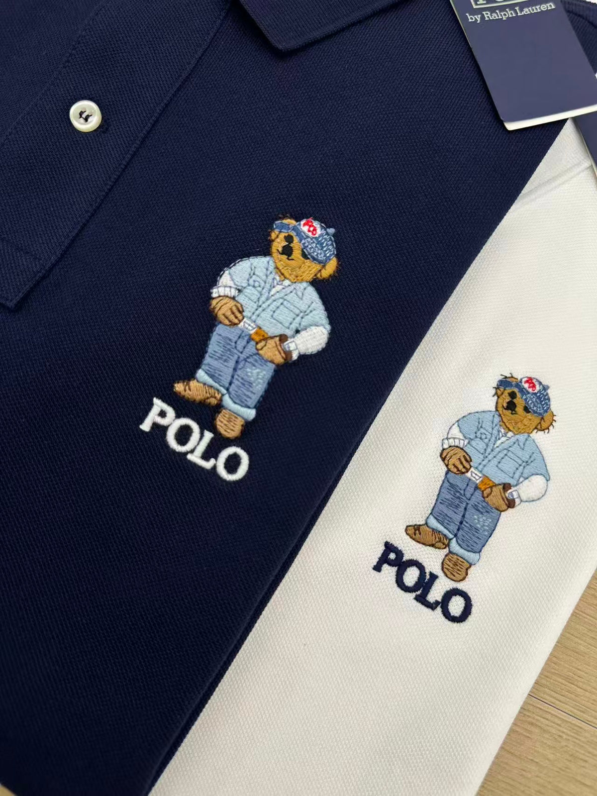 Camisa Polo Ralph Lauren Bear – Branco ou Azul Marinho