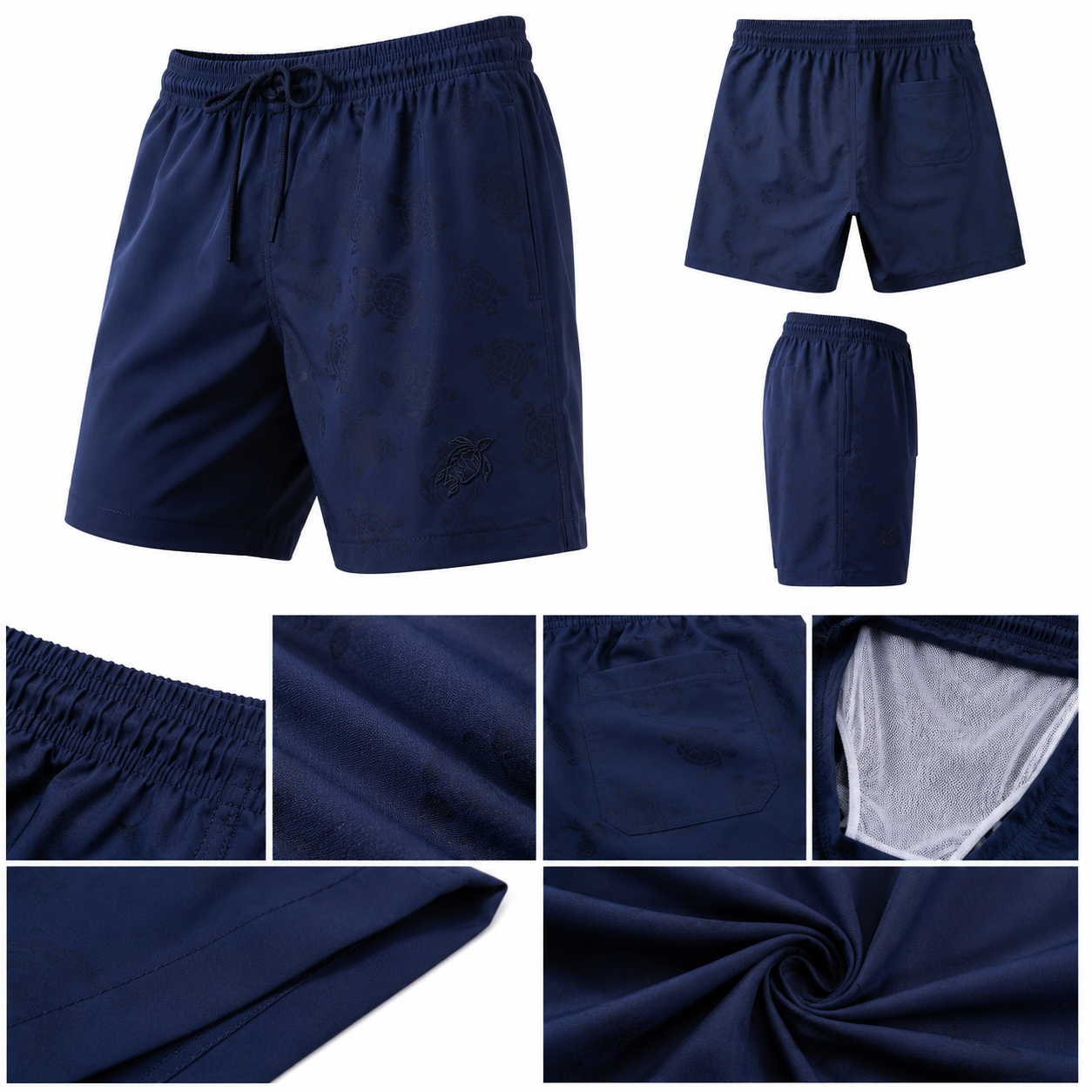 Short Vilebrequin Azul Marinho