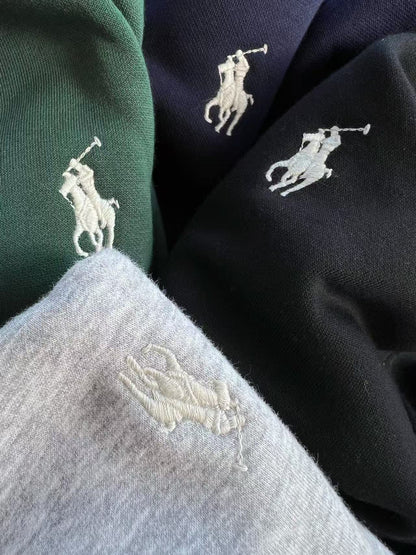 Suéter Polo Ralph Lauren Forrado em Lã – Preto, Azul Marinho, Cinza ou Verde Floresta