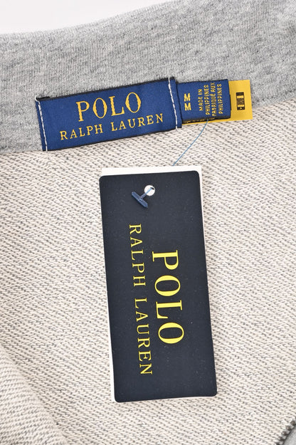 Suéter Polo Ralph Lauren Quarterzip Unissex – Preto, Cáqui, Cinza Claro ou Cinza Carvão