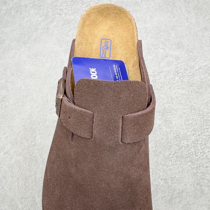 Birkenstock Boston Camurça - Marrom