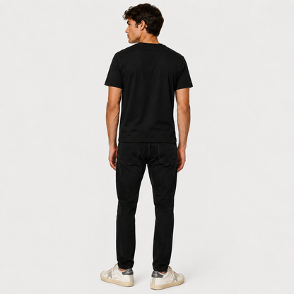 Camiseta CDG Play Preto Golden Heart