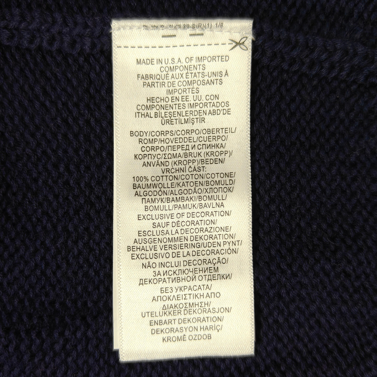 Suéter Polo Ralph Lauren Bandeira Icônica USA