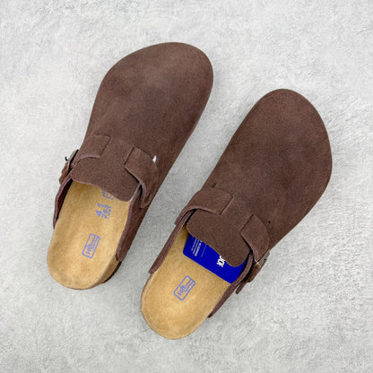Birkenstock Boston Camurça - Marrom
