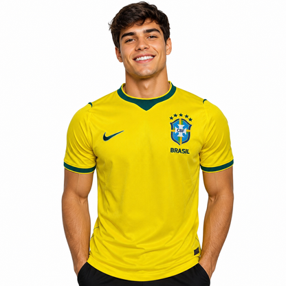 Camisa Brasil 1 Jordan 2026/2027 VERSÃO TORCEDOR