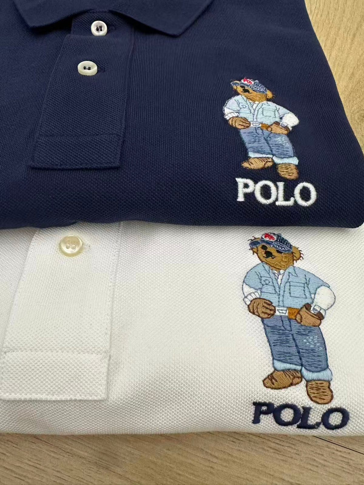 Camisa Polo Ralph Lauren Bear – Branco ou Azul Marinho
