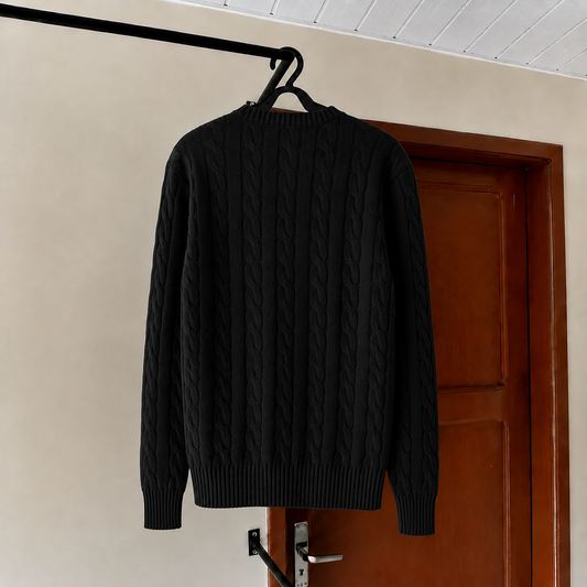 Suéter Polo Ralph Lauren Tricotado Preto
