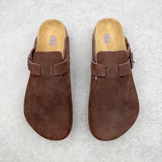 Birkenstock Boston Camurça - Marrom