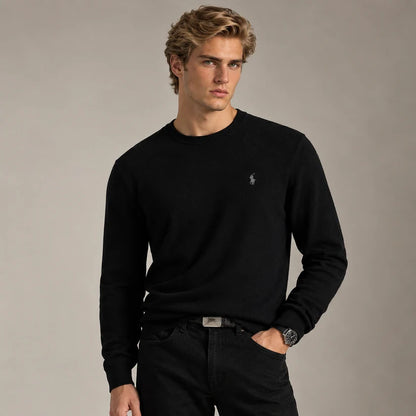 Suéter Polo Ralph Lauren 100% Lã – Cinza, Azul Marinho ou Preto