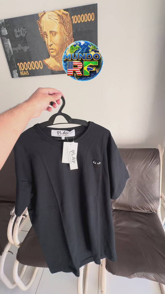 Camiseta CDG Play All Black