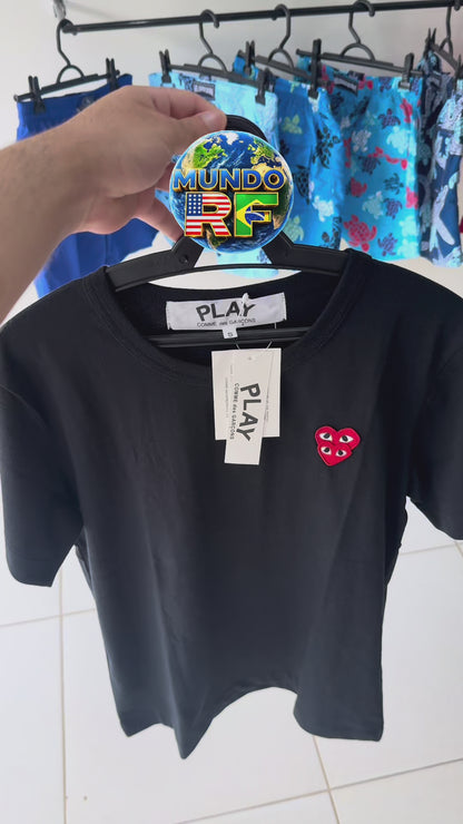 Camiseta CDG Play Preto Family