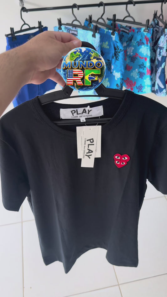 Camiseta CDG Play Preto Family